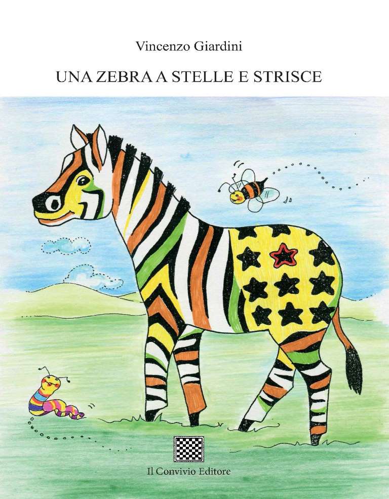 Copertina di Una zebra a stelle e strisce