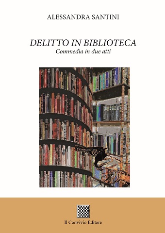 Copertina di Delitto in biblioteca – Commedia in due atti