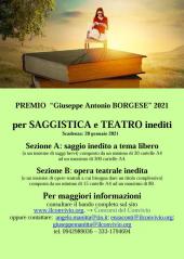 PREMIO PER SAGGISTICA E TEATRO INEDITI 2021