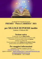 PREMIO PER SILLOGE INEDITA “PIETRO CARRERA” 2021