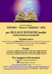 PREMIO PER SILLOGE INEDITA “PIETRO CARRERA” 2026 (XII EDIZIONE)