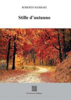 Stille d’autunno di Roberto Barbari